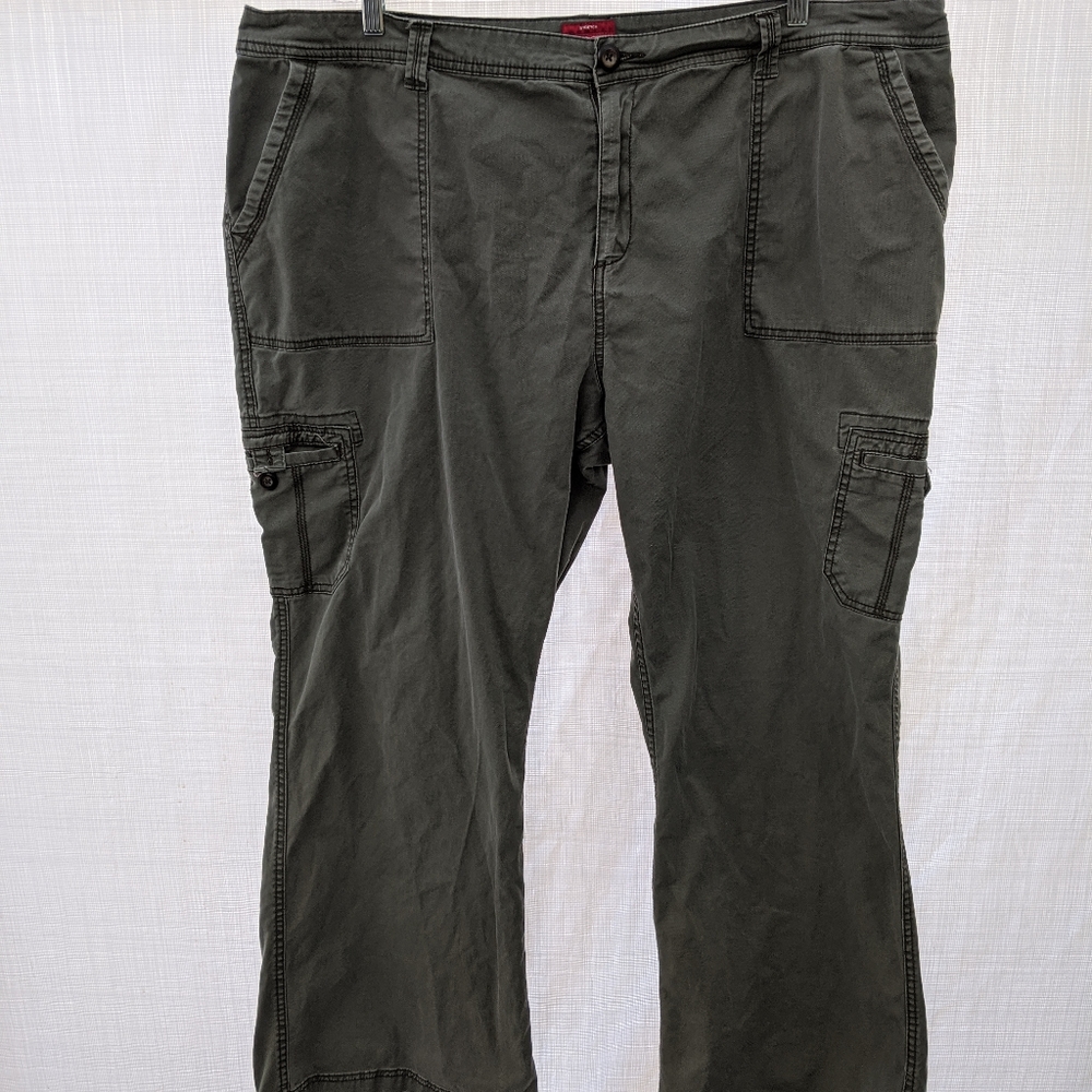 Merona Green Cargo Pants Size 24